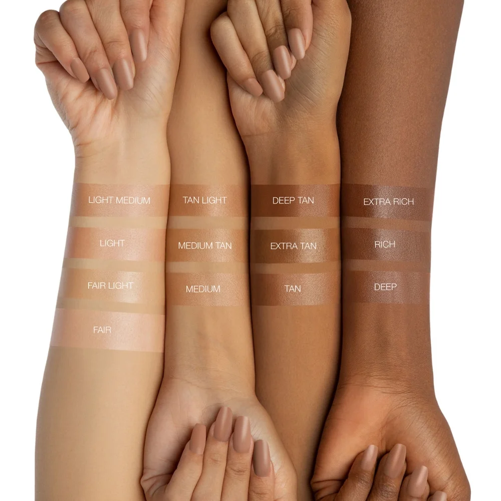 HUDA BEAUTY GloWish Multidew Skin Tint TAN LIGHT 07, 40ml/1.35fl oz